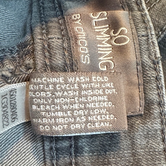 EUC Chico's Gray So Slimming Jeans - Picture 7 of 7